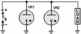 VR tubes connected in parallel
