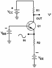 A simple class C transistor amplifier