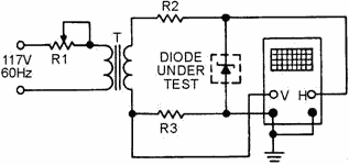 Zener diode test circuit