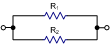 RF Cafe: Schematic Symbol - Parallel Resistors