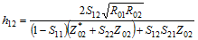 h-Parameters from S-Parameters - RF Cafe
