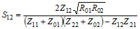 S-Parameters from Z-Parameters - RF Cafe