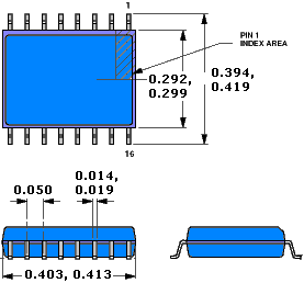 SOIC-16W Package Outlines - RF Cafe