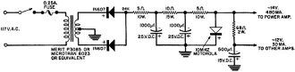 Typical power-supply circuit schematic - RF Cafe