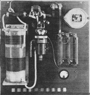 Interior view of generator showing the r.f. oscillator - RF Cafe