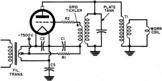 circuit that is employed in the 7.5-kw induction heating unit - RF Cafe