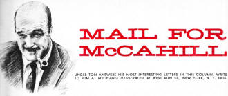 Mail for McCahill, March 1965 Mechanix Illustrated - RF Cafe