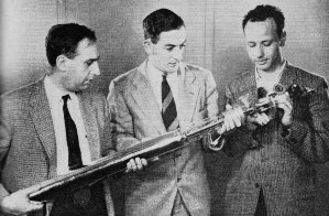 Three Bell Labs scientists, Harold Seidel, H. E. D. Scovil, and George Feher - RF Cafe