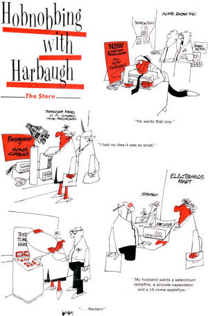 Hobnobbing with Harbaugh - The Store, June 1962 Popular Electronics - RF Cafe