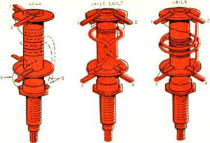 Drawings of the converter's major coils - RF Cafe