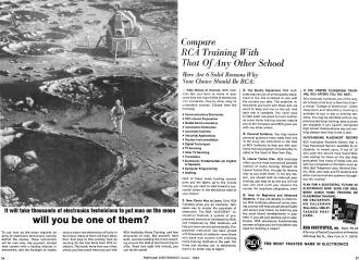 RCA Institutes Home Training Ad, March 1965 Popular Electronics - RF Cafe