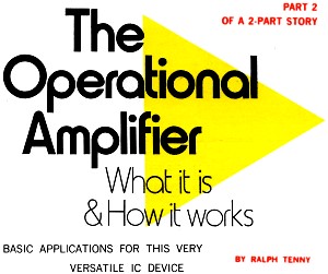The Operational Amplifier, September 1971 Popular Electronics - RF Cafe