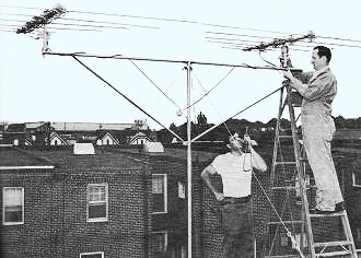 How to Stack TV Antennas to Increase Signal Strength and to Reduce Ghosts, November 1965 Popular Electronics - RF Cafe