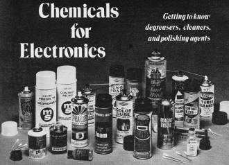 Chemicals for Electronics, April 1971 Popular Electronics - RF Cafe