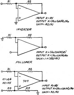 Three typical op amp uses - RF Cafe