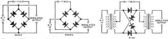 SSB, carrier and r-f signals are mixed in balanced modulators - RF Cafe