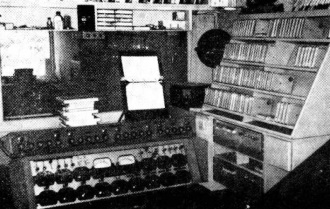 Radio Americas routes all program material through control console shown at lower left - RF Cafe