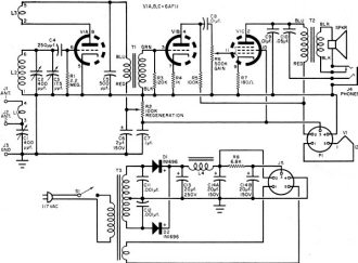 One Receiver, All Bands Schematic - RF Cafe