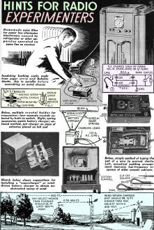 Hints for Radio Experimenters, December 1937 Popular Mechanics - RF Cafe