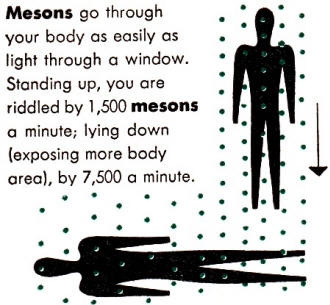 Mesons go through your body as easily as light through a window - RF Cafe