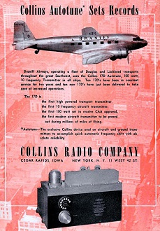 Collins Radio Advertisement, May 1939 QST - RF Cafe