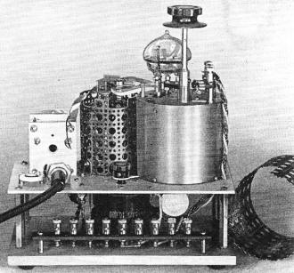 2½-meter transmitter with the oscillator shield removed - RF Cafe
