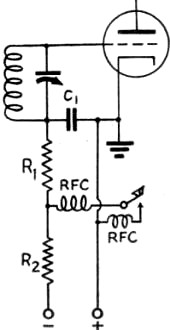 Grid-block keying circuit - RF Cafe