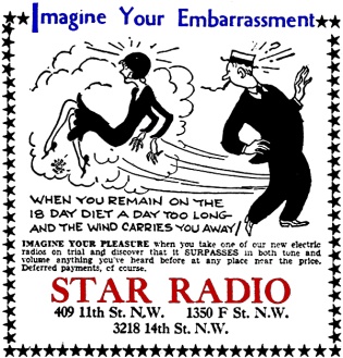 Cartoon Advertising for Radio Service Men (3), February 1933 Radio-Craft - RF Cafe