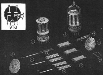 Model 19T8 vacuum tube components - RF Cafe