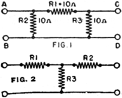 Pi -Tee resistor network conversion - RF Cafe