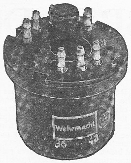 Wehrmacht radio vacuum tube - RF Cafe