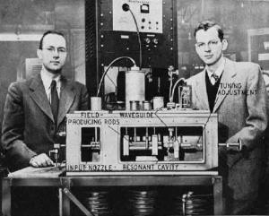 The first experimental maser, with Professor Townes and J. P. Gordon - RF Cafe