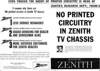 Zenith TV Ad, May 1958 Radio-Electronics - RF Cafe