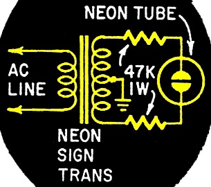 Resistors damp oscillation in neon tubes - RF Cafe