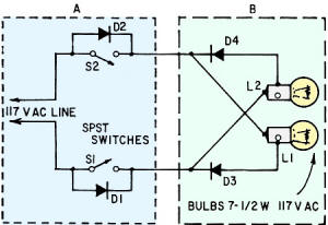 Light Switching Circuit Solution - RF Cafe
