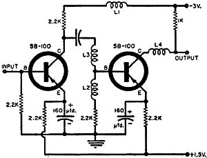 Wide-band video frequency amplifier - RF Cafe