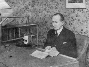 Senatore Marconi broadcasting from the English broadcasting station G-5SW at Chelmsford - RF Cafe