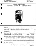 Western Electric 436A Vacuum Tube Datasheet - RF Cafe