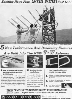Channel Master Antenna, August 1958 Radio News - RF Cafe