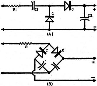Half-wave doubler circuit using a 1N34 or 1N4S - RF Cafe