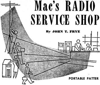 Mac's Radio Service Shop: Portable Patter, April 1950 Radio & Televsion News - RF Cafe
