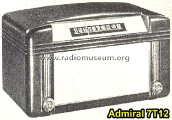 Admiral 7T12 Radio (radiomuseum.org) - RF Cafe