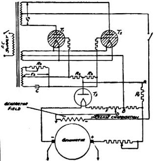 Circuit diagram of an electronic voltage regulator - RF Cafe