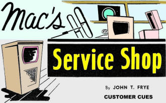 Mac's Service Shop: Customer Cues, October 1958  Radio & TV News Article - RF Cafe
