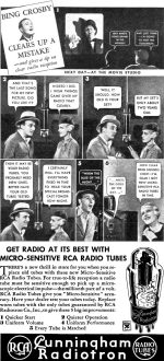 RCA Cunningham Radiotron Ad, July 1934 Radio News - RF Cafe