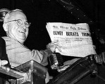 Chicago Tribune with a huge headline proclaiming "Dewey Defeats Truman" - RF Cafe
